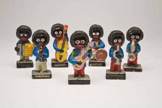 Golliwogs, made by James Robertson & Sons, 1960s