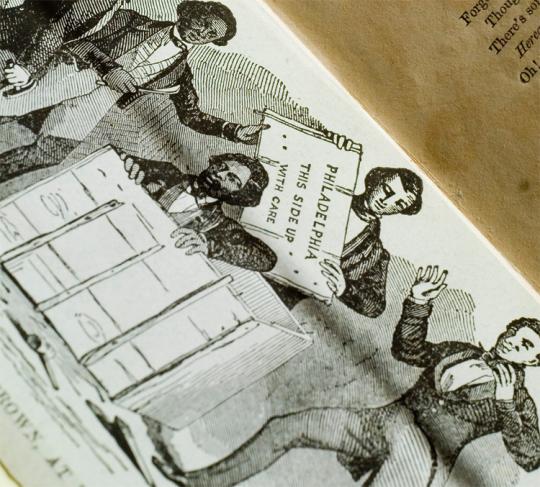 Narrative of the Life of Henry 'Box' Brown (detail), 1851