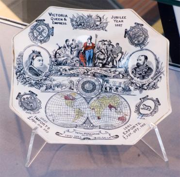 Golden Jubilee commemorative plate