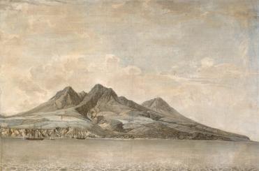 The Island of Monserrat from the Road before the Town
