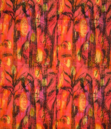 Fabric, Golden Harvest, designed by Althea McNish, 1957