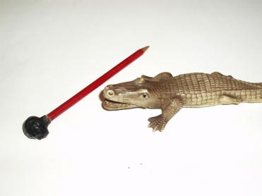 Crocodile letter opener