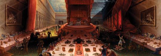 Belshazzar's Feast, by Samuel Colman, about 1833