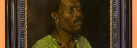 Zulu with a Black Eye (detail), by Howard Somerville, about 1920