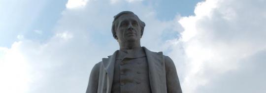 Statue of Oliver Heywood, Albert Square, Manchester
